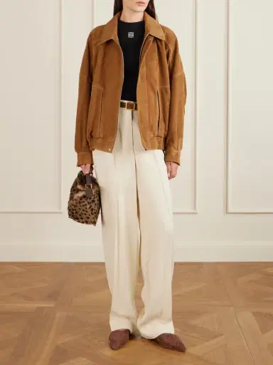 Loewe Puzzle Edge Small Leather-trimmed Leopard-print Shearling Shoulder Bag | Thumbnail 2 Loewe Puzzle Edge Small Leather-trimmed Leopard-print Shearling Shoulder Bag | Thumbnail 2