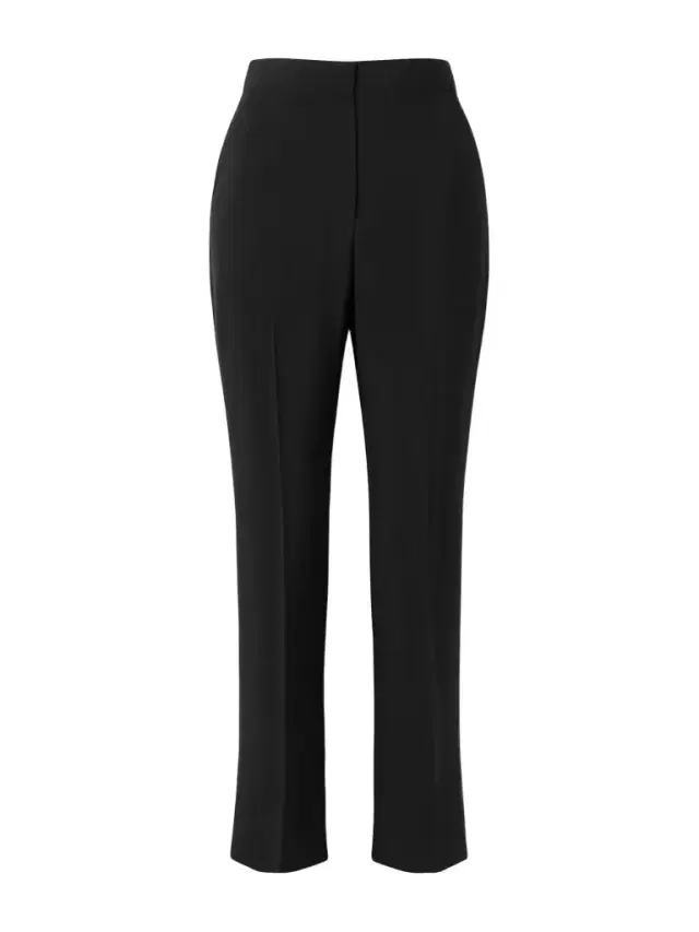 Crepe Straight-leg Pants
