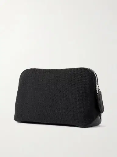 Smythson Norton Leather-trimmed Canvas Pouch | Thumbnail 2