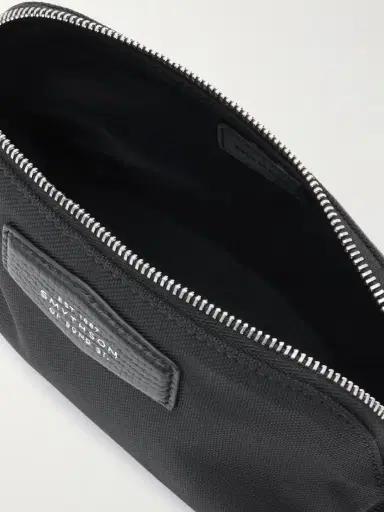 Smythson Norton Leather-trimmed Canvas Pouch | Thumbnail 4