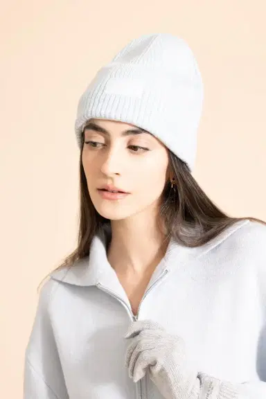rag & bone Blake Beanie - Sky Blue | Thumbnail 4