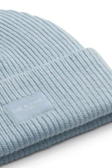 rag & bone Blake Beanie - Sky Blue | Thumbnail 5