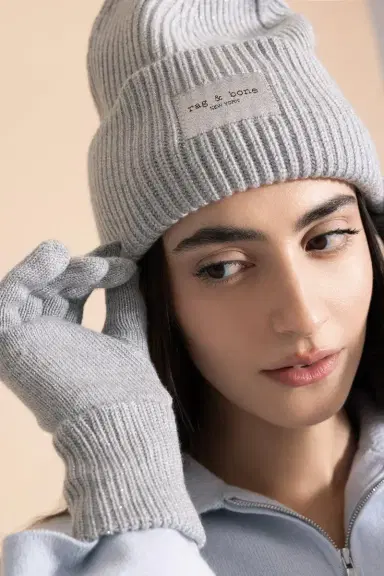 rag & bone Blake Metallic Beanie | Thumbnail 3