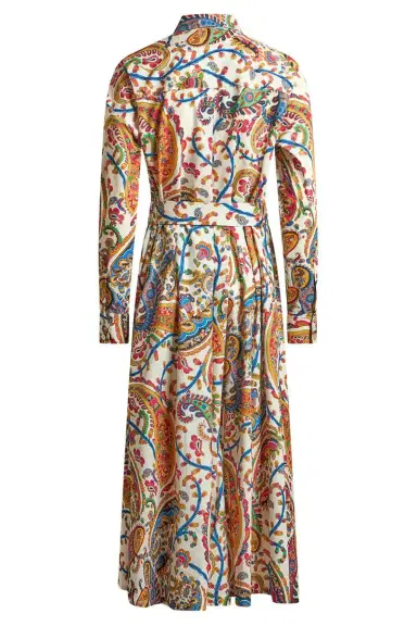 Etro Long Sleeve Midi Shirt Dress | Thumbnail 5