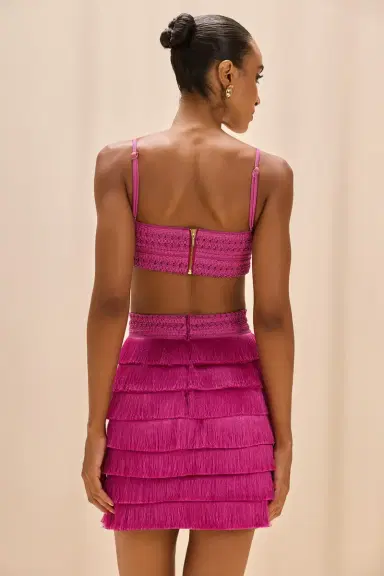 PatBo LYA FRINGE MINI DRESS | Thumbnail 3