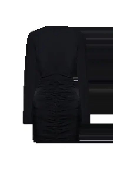PatBo MOONLIT JERSEY LONG SLEEVE MINI DRESS | Thumbnail 4