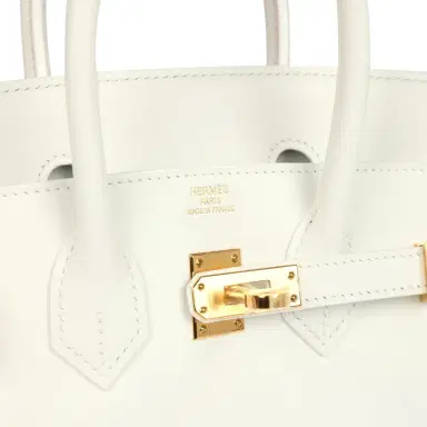 HERMÈS Hermes Birkin 25 New White Swift Gold Hardware | Thumbnail 7 HERMÈS Hermes Birkin 25 New White Swift Gold Hardware | Thumbnail 7