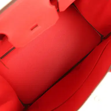 HERMÈS Hermes Birkin 30 Rouge de Coeur Togo Palladium Hardware | Thumbnail 8