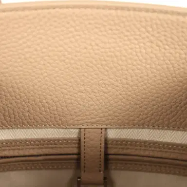 The Row The Row Soft Margaux 12 Bag Dark Taupe Calfskin Silver Hardware | Thumbnail 12 The Row The Row Soft Margaux 12 Bag Dark Taupe Calfskin Silver Hardware | Thumbnail 12