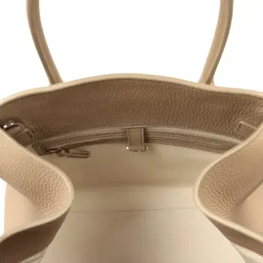 The Row The Row Soft Margaux 12 Bag Dark Taupe Calfskin Silver Hardware | Thumbnail 10 The Row The Row Soft Margaux 12 Bag Dark Taupe Calfskin Silver Hardware | Thumbnail 10