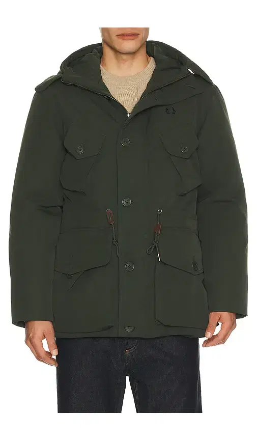 Fred Perry Patch Pocket Puffer Jacket