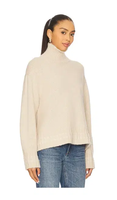 Guest In Residence Cropped Rib Turtleneck | Thumbnail 2