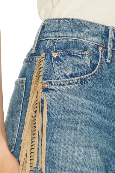 Mother The Fringe Half-pipe Button Sneaker Jeans | Thumbnail 8 Mother The Fringe Half-pipe Button Sneaker Jeans | Thumbnail 8