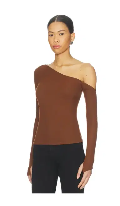 Michael Lauren Magdaleno Asymmetrical Cold Shoulder Top | Thumbnail 2