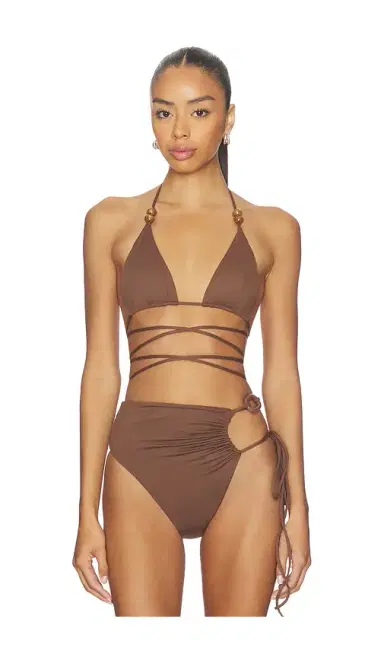 Magda Butrym Triangle Bikini Top | Thumbnail 1 Magda Butrym Triangle Bikini Top | Thumbnail 1