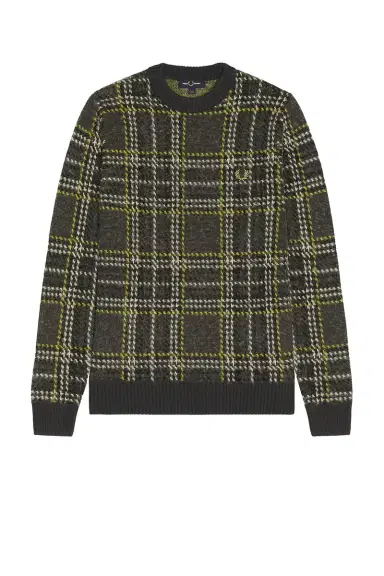 Fred Perry Brushed Tartan Jumper | Thumbnail 6