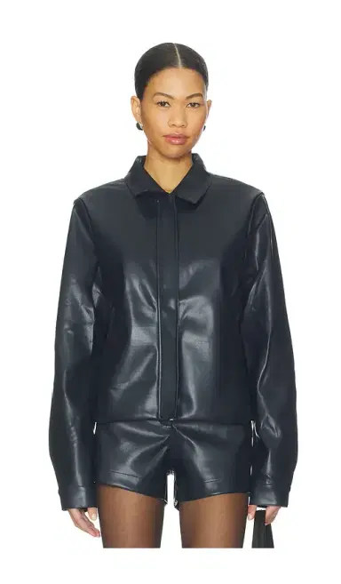 SNDYS Faux Benny Faux Leather Jacket | Thumbnail 2 SNDYS Faux Benny Faux Leather Jacket | Thumbnail 2