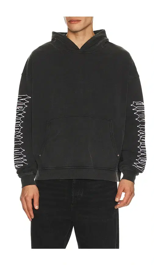 Iron Text Hoodie