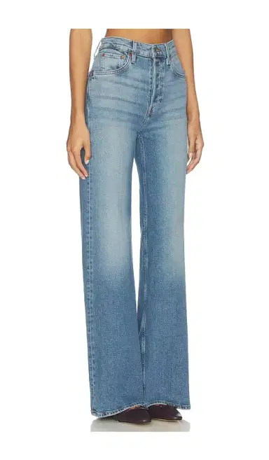 RE/DONE High Rise Wide Leg Jeans | Thumbnail 2 RE/DONE High Rise Wide Leg Jeans | Thumbnail 2