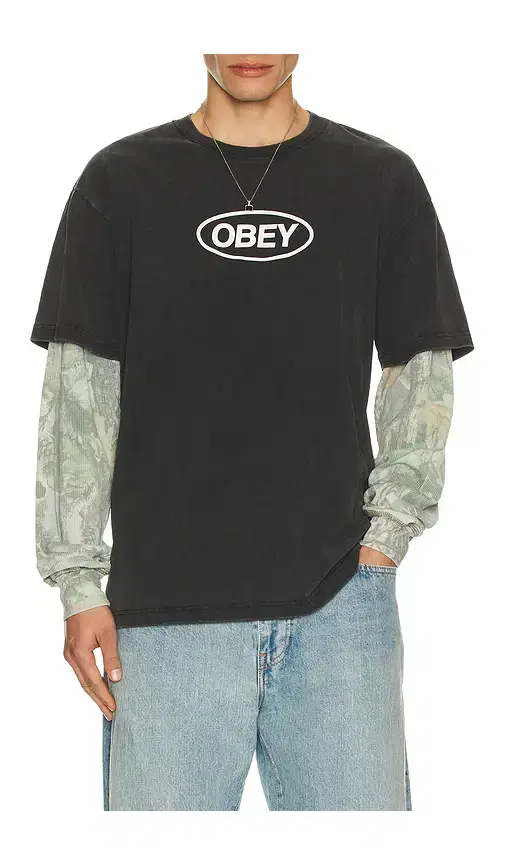 Oval Layered Thermal Tee
