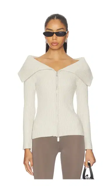 BLANKNYC Zip-up Sweater | Thumbnail 1 BLANKNYC Zip-up Sweater | Thumbnail 1