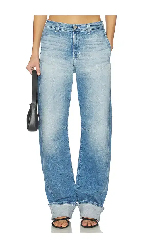 AG Jeans Mercer High Rise Barrel Extended Jeans