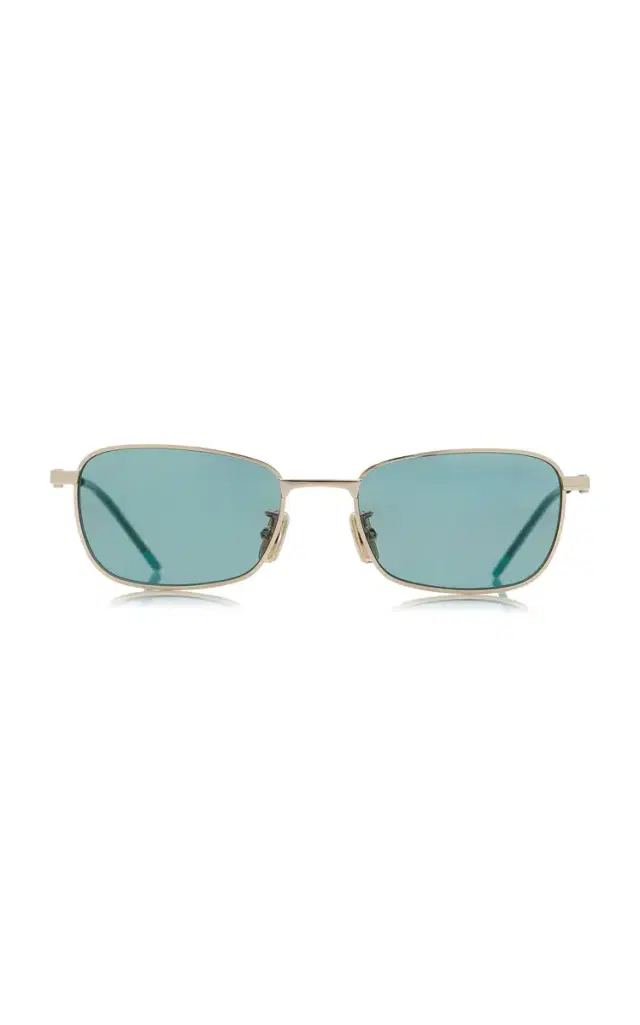 Givenchy Speed Square-Frame Metal Sunglasses
