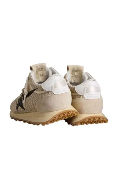 Golden Goose Marathon Leather-Trimmed Sneakers | Thumbnail 3 Golden Goose Marathon Leather-Trimmed Sneakers | Thumbnail 3
