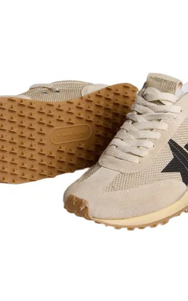 Golden Goose Marathon Leather-Trimmed Sneakers | Thumbnail 4 Golden Goose Marathon Leather-Trimmed Sneakers | Thumbnail 4