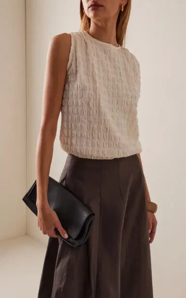 Proenza Schouler White Label Bradley Textured Top | Thumbnail 2