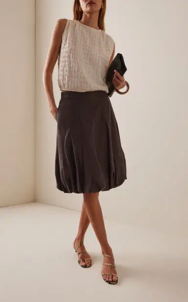 Proenza Schouler White Label Bradley Textured Top | Thumbnail 3