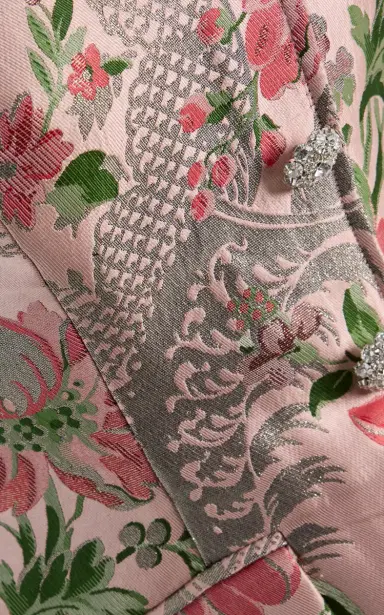 Cara Cara Wes Floral Jacquard Corset Top | Thumbnail 5