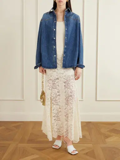 Rabanne Scalloped Lace Maxi Skirt | Thumbnail 2 Rabanne Scalloped Lace Maxi Skirt | Thumbnail 2