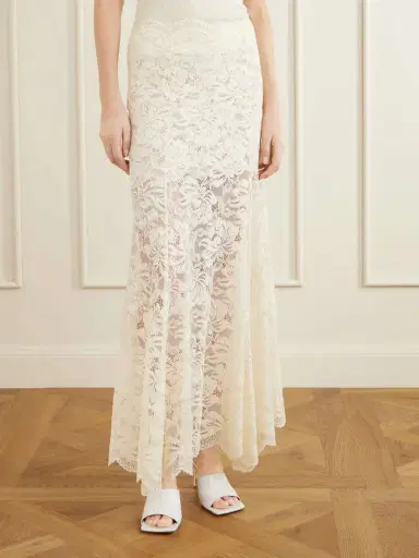 Rabanne Scalloped Lace Maxi Skirt | Thumbnail 3 Rabanne Scalloped Lace Maxi Skirt | Thumbnail 3