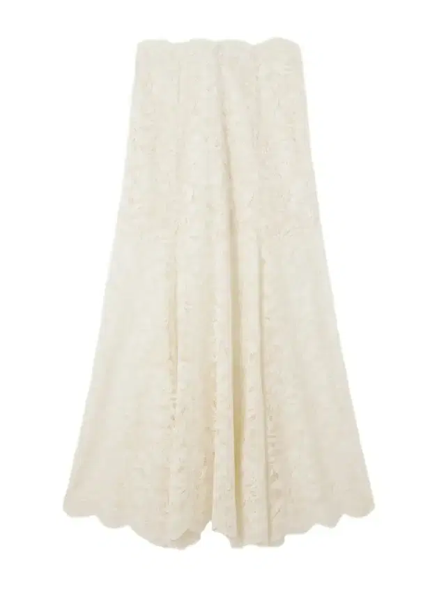 Scalloped Lace Maxi Skirt