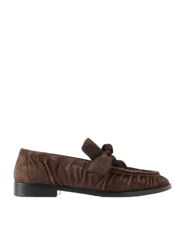 Astaire Knotted Suede Loafers
