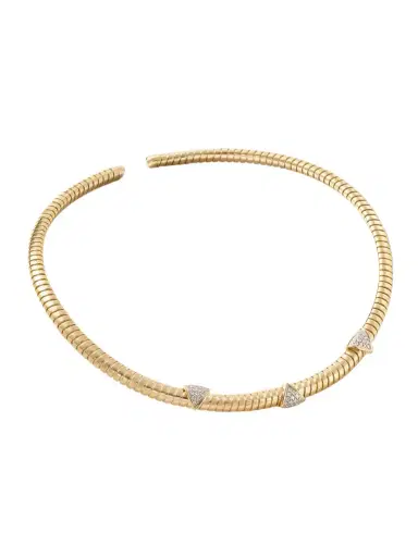 Marina B Trisolina 18-karat Gold Diamond Choker | Thumbnail 1 Marina B Trisolina 18-karat Gold Diamond Choker | Thumbnail 1
