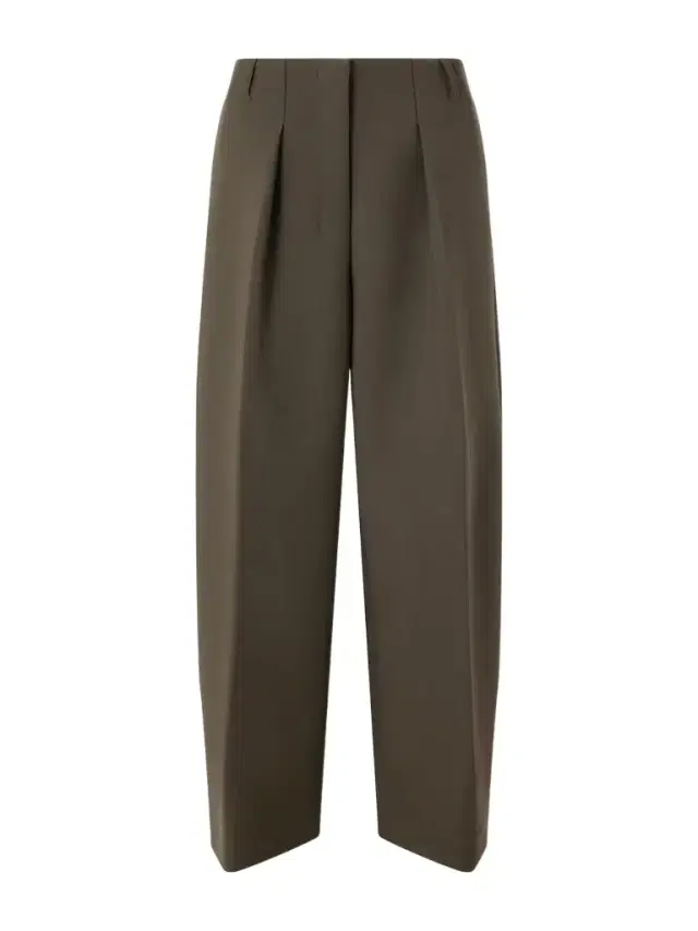 The Ovalo Pleated Crepe Pants