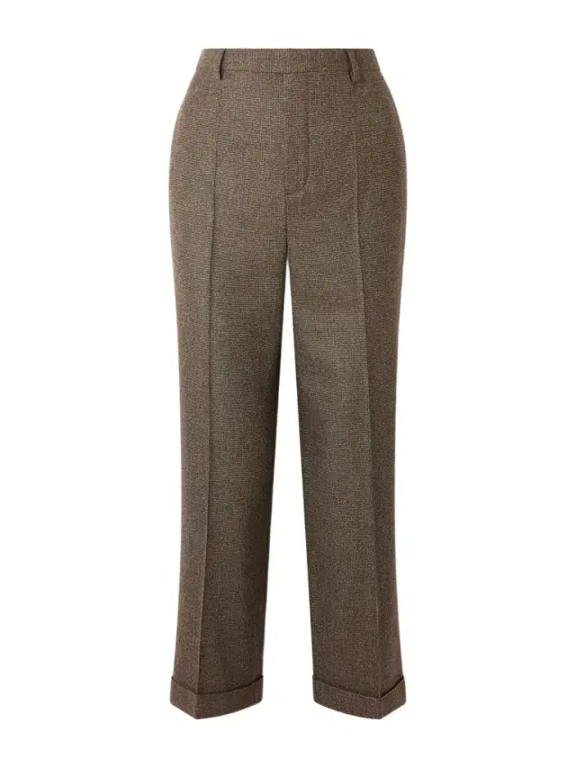 Loro Piana Louis Cropped Wool And Cashmere-blend Straight-leg Pants