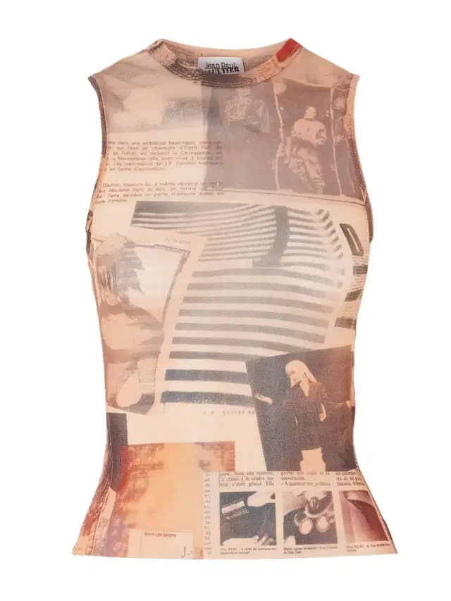 Journal Printed Mesh Top