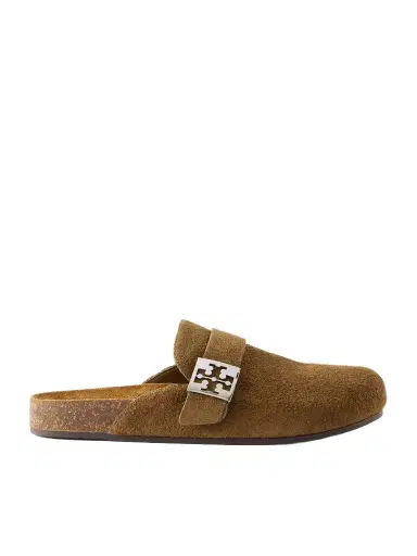 Tory Burch Mellow Embellished Suede Clogs | Thumbnail 1