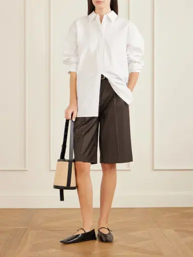 Jil Sander Leather Mary Jane Ballet Flats | Thumbnail 4 Jil Sander Leather Mary Jane Ballet Flats | Thumbnail 4