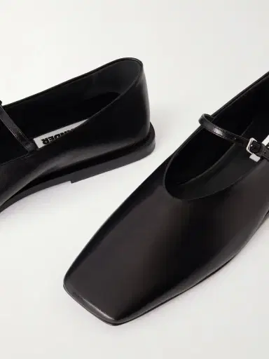Jil Sander Leather Mary Jane Ballet Flats | Thumbnail 5 Jil Sander Leather Mary Jane Ballet Flats | Thumbnail 5