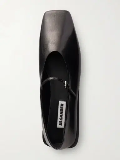 Jil Sander Leather Mary Jane Ballet Flats | Thumbnail 6 Jil Sander Leather Mary Jane Ballet Flats | Thumbnail 6