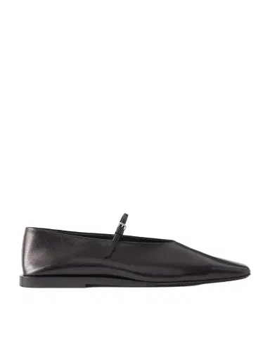 Jil Sander Leather Mary Jane Ballet Flats | Thumbnail 1 Jil Sander Leather Mary Jane Ballet Flats | Thumbnail 1