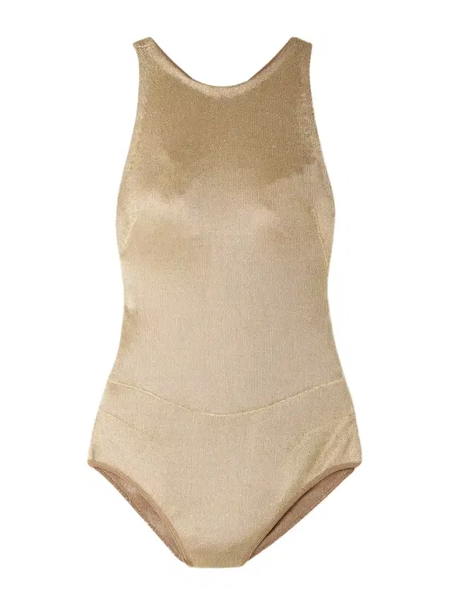Metallic Knitted Bodysuit