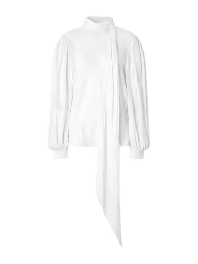 Tie-detailed Floral-jacquard Satin-crepe Blouse