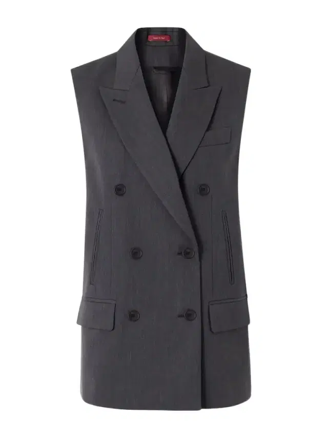 Double-breasted Wool Vest