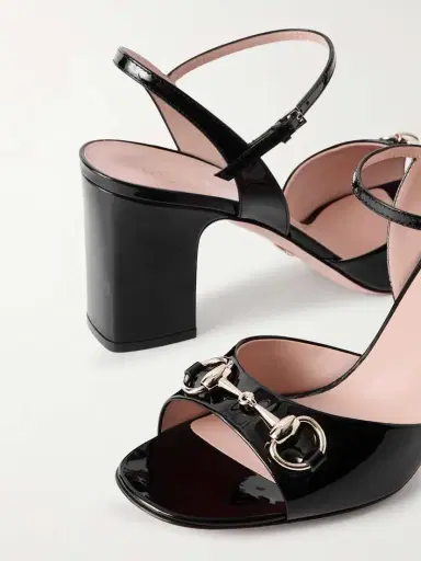 Gucci Horsebit-embellished Patent-leather Sandals | Thumbnail 5