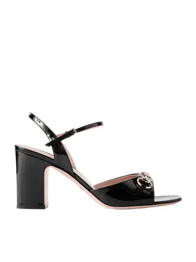 Gucci Horsebit-embellished Patent-leather Sandals | Thumbnail 1